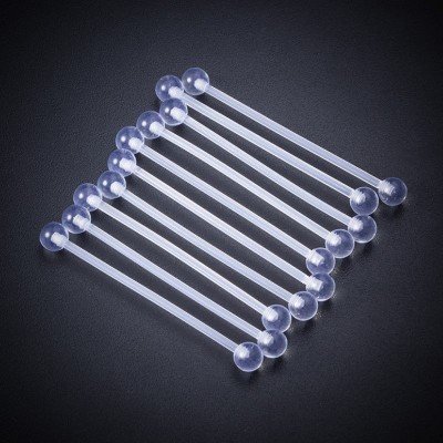 ОБЕЦА ЗА ПЪП ЗА БРЕМЕННИ С ПРОЗРАЧНИ ТОПЧЕТА - 5ММ.