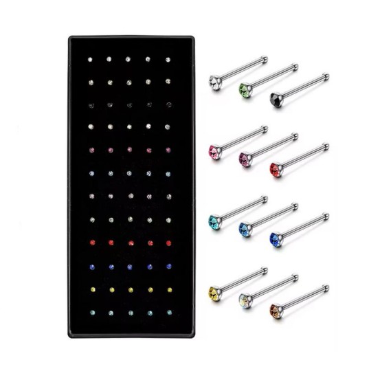 ОБЕЦИ ЗА НОС С КАМЪЧЕТА ЦИРКОНИЙ