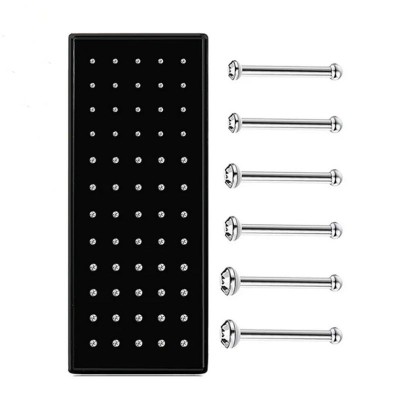 ОБЕЦА ЗА НОС С ТРИ РАЗМЕРА НА КРИСТАЛА