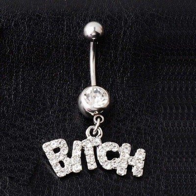 ОБЕЦА ЗА ПЪП С ВИСУЛКА "BITCH"