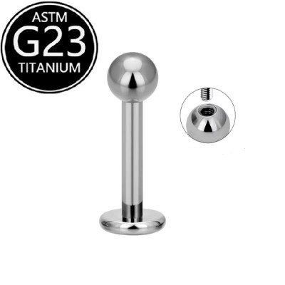 ОБЕЦА ЗА УСТНА ИЛИ УХО 8 ММ. ОТ ТИТАН С ТОПЧЕ