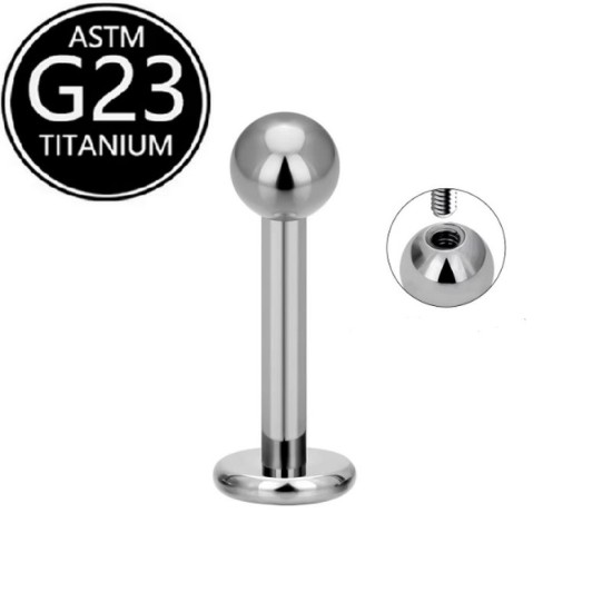 ОБЕЦА ЗА УСТНА ИЛИ УХО 8 ММ. ОТ ТИТАН С ТОПЧЕ