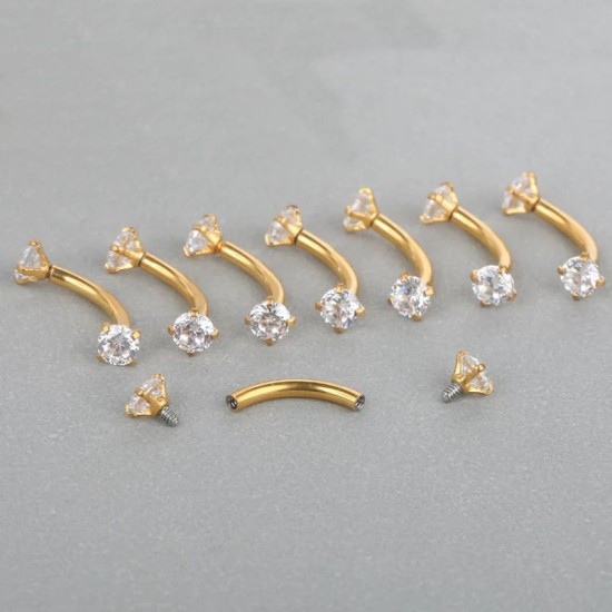 ОБЕЦА ЗА ВЕЖДА С БЕЗЦВЕТНИ КРИСТАЛИ V3