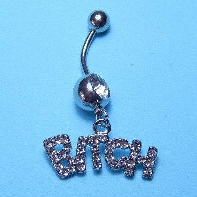 ОБЕЦА ЗА ПЪП С ВИСУЛКА "BITCH"