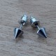 ОБЕЦИ ЗА УШИ ОТ СТОМАНА С ШИПЧЕТА - 5 ММ.