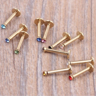 ОБЕЦА ЗА УСТНА В ЦВЯТ ЗЛАТО С ВЪТРЕШНА РЕЗБА